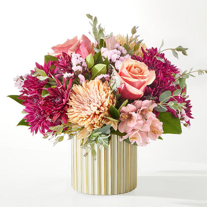 Berry Cobbler Bouquet with Ivory Vase – CRALL'S MONONGAHELA FLORAL & GIFT, Monongahela PA